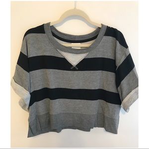 Cropped Short Sleeve Top